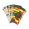 Christmas Theme OPP Plastic Storage Bags, for Chocolate, Candy, Cookies Gift Packing, Christmas Bell Pattern, 27x13x0.01cm, 100pcs/bag