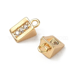 Латунные микро проложить кубического циркония подвески&nbsp;KK-A280-11G