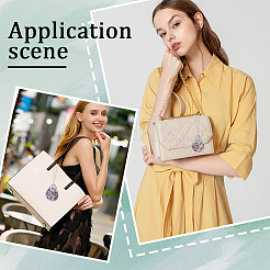 Подвески из прозрачных акриловых дисков&nbsp;TACR-SC0001-38B