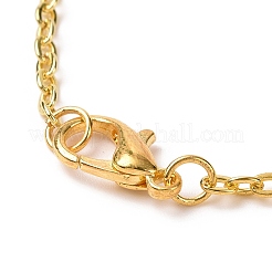 Колье с подвеской из натурального розового кварца неправильной формы&nbsp;LS-G-E155-03G-02