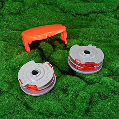 2 катушка с леской для триммера и один колпачок&nbsp;FIND-TAC0027-31