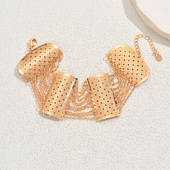 Элегантные латунные прямоугольные браслеты&nbsp;GP1027