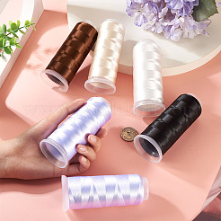 6 рулон велюровой пряжи 6 цветов&nbsp;AJEW-TA0002-70C