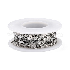 Цепь Figaro из нержавеющей стали 304&nbsp;CHS-D033-04P