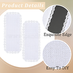 10 шт. льняная ткань аида закладки для вышивки крестиком&nbsp;DIY-CY0001-77