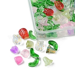 Прозрачные стеклянные бусины&nbsp;GLAA-FS0001-79