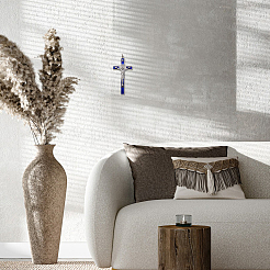 Большие подвески с эмалью из цинкового сплава&nbsp;PALLOY-WH0816-047P-A