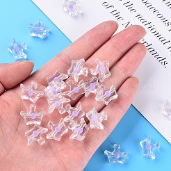 Прозрачные акриловые бусины&nbsp;MACR-S373-105-B02