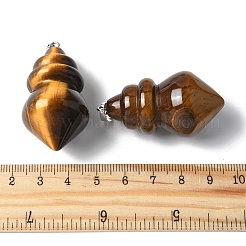 Природных тигровый глаз подвески&nbsp;G-C187-04A