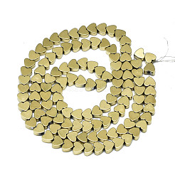 Гальванизировать немагнитных синтетический гематит бисер пряди&nbsp;X-G-S352-56