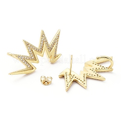 Серьги-гвоздики из циркония&nbsp;EJEW-G350-03G