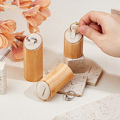 3 шт. 3 размера деревянные подставки для колец и ювелирных изделий&nbsp;RDIS-WH0011-36A-02