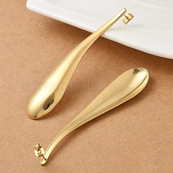 Ионное покрытие (ip) 304 нержавеющая сталь серьги-гвоздики в форме капли для женщин&nbsp;EJEW-M089-07G