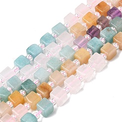 Нити бусин из натурального розового кварца&nbsp;G-H333-03B