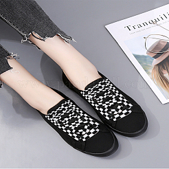 4 пара шнурков из полиэстера с узором «тартан»&nbsp;FIND-LP0008-73