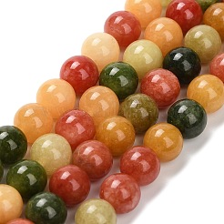 Бусины из натурального белого нефрита&nbsp;G-Z097-A01-8mm-B