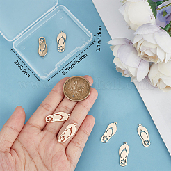 10шт латунные подвески&nbsp;KK-BBC0009-35