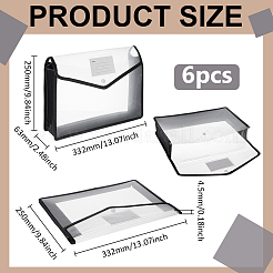 Прозрачные пластиковые карманы для файлов&nbsp;AJEW-WH0596-260A