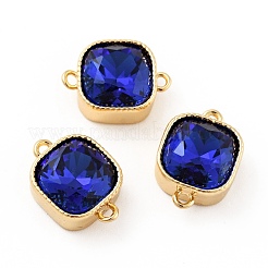 Квадратные подвески из латуни с кубическим цирконием&nbsp;KK-G419-03G