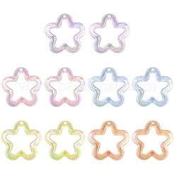 20шт прозрачные акриловые подвески&nbsp;MACR-YW0004-18A