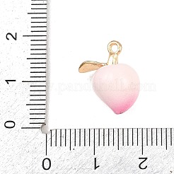 Подвески с эмалью из фруктового сплава&nbsp;ENAM-P264-02D-G