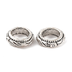 Сплавочные овальные бусины тибетского стиля &nbsp;PALLOY-S079-084AS