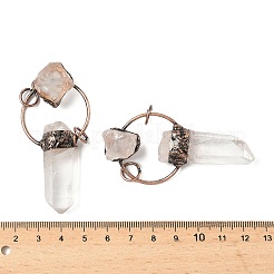 Подвески из натурального кварцевого кристалла призмы большие&nbsp;G-C204-01R