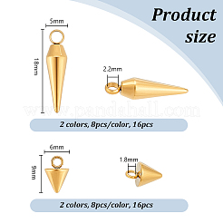 32 шт. 4 стиля подвески из нержавеющей стали 201&nbsp;FIND-UN0016-20