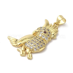 Стойки обшивки латунь микро проложить Циркон подвеску&nbsp;KK-C052-11G