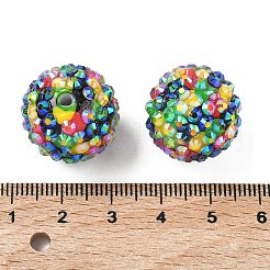 Круглый смолы горный хрусталь бисер&nbsp;OACR-Z035-02E