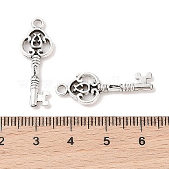Тибетском стиле сплава Skeleton Key подвески&nbsp;LS-X-TIBEP-Q043-014-RS