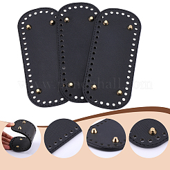 3 шт. овальное дно сумки из искусственной кожи своими руками&nbsp;DIY-CL0002-33B