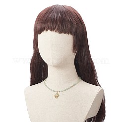 Природный зеленый авантюрин бисером ожерелья&nbsp;NJEW-JN04226-01