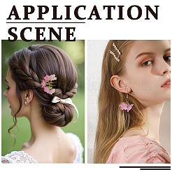 30шт 5 цвета прозрачные акриловые подвески&nbsp;PALLOY-TA00304