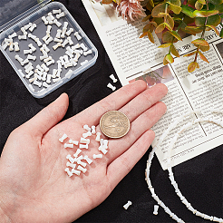 4 нить бусин из натуральных пресноводных ракушек&nbsp;SHEL-NB0001-52