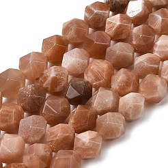 Натуральный персиковый лунный камень&nbsp;G-Z119-A18-03