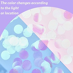 80 г переливающиеся подвески из ПВХ с пайетками/блестками&nbsp;KY-SC0002-49C