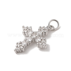 Стойки обшивки латунь микро проложить Циркон подвеску&nbsp;KK-Z047-08P-01-RS