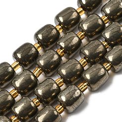 Природного пирита бисер нитей&nbsp;G-Z131-D01-03