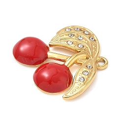 Подвески из нержавеющей стали 304 с эмалью&nbsp;STAS-L026-10G-02