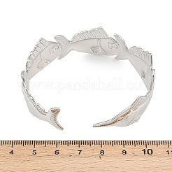 Браслеты-манжеты из нержавеющей стали 304 для женщин&nbsp;BJEW-P372-01P