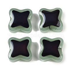 Двухцветные стеклянные бусины для настроения&nbsp;GLAA-Z007-08D