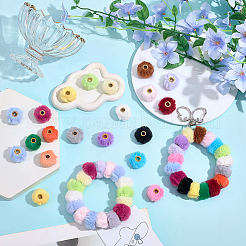 100 шт. 20 цвета имитация кроличьей шерсти европейские бусины&nbsp;FIND-PA0001-27