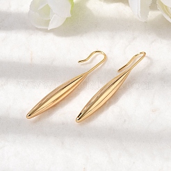 Серьги-подвески из латуни для женщин&nbsp;EJEW-A154-01B-G