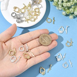 10 сумка 2 цвета латунные застежки-тоглы&nbsp;KK-YW0003-86