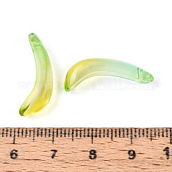 Подвески-бананы из прозрачного стекла&nbsp;GLAA-T030-02-01