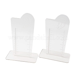 Прозрачный акриловый стенд для измерения сережек&nbsp;EDIS-NH0001-01