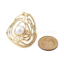 Круглые регулируемые кольца из сплава для женщин&nbsp;LS-RJEW-B108-04KCG