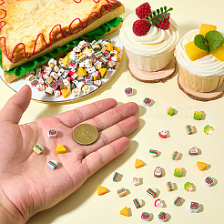 400шт 8 стиля ручной работы бусины из полимерной глины&nbsp;CLAY-SC0002-55