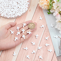 400 шт. Непрозрачные акриловые бусины&nbsp;SACR-GO0001-01